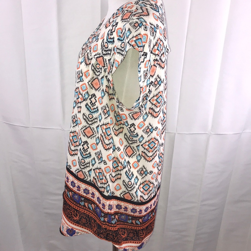 Multicolored Button Down Top. - image 6